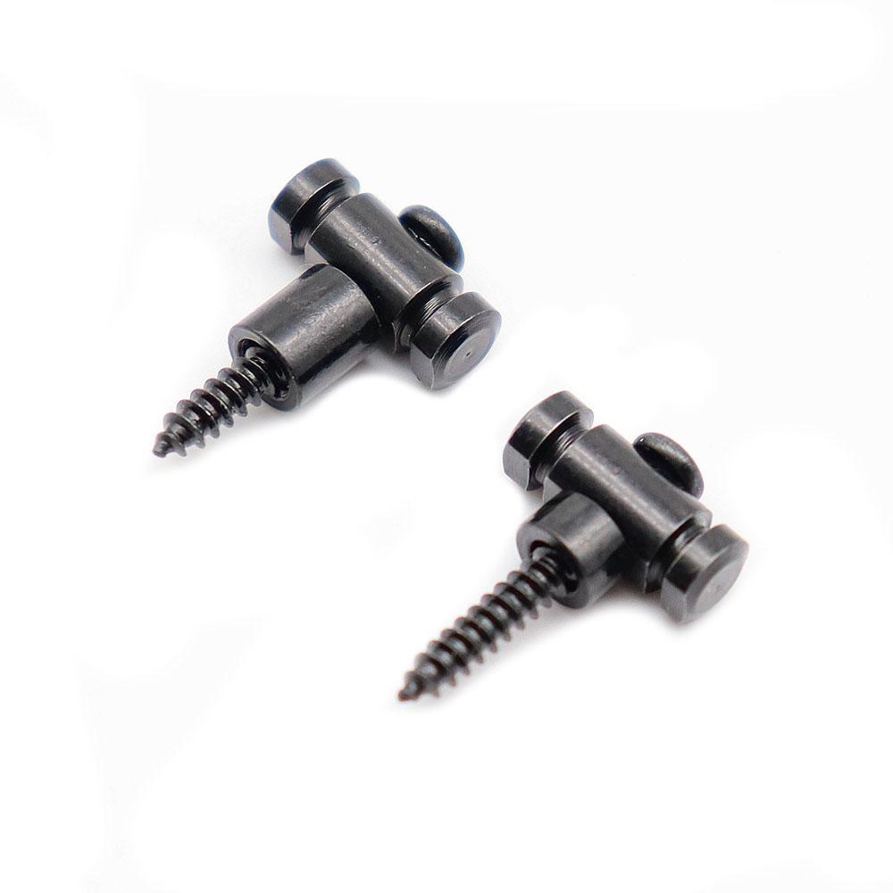 2pcs Electric Guitar String Retainer Metal Guitar String Tree for Guitar Strings with Mount Screw