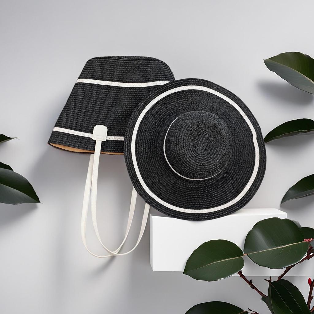 Trendy French One-Shoulder Straw Tote: Large-Capacity Woven Beach & Vacation Handbag for Women