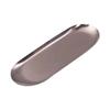 Home Decor Metal Tray Oval Tray for Nordic Style and Jewelry Stainless Steel Non Deformable Black/Bronze/Rose Gold 18cm/23cm