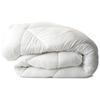 Couette blanche microfibre 220x240 cm - Anti-acariens - 350 grs/m2 - Interieur fibres creuses siliconnée - Piquage losanges