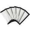 6Pcs Clear Baits Cover Lure Wrap Clear PVC Lure Cover Fishing Hook Cover for Soft Plastic Baits, Jigs Enduring