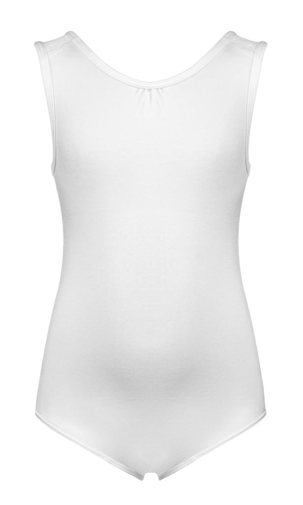 Body Sybilla Baletowe Do Tańca Gimnastyki Rytmiki Białe 98/104