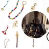 Koreanischer Süßer Schlüsselanhänger Niedliche Exquisite Lederblume Quaste Rucksack Dekoration Liebe Stern Geflochtenes Seil DIY Schlüsselanhänger