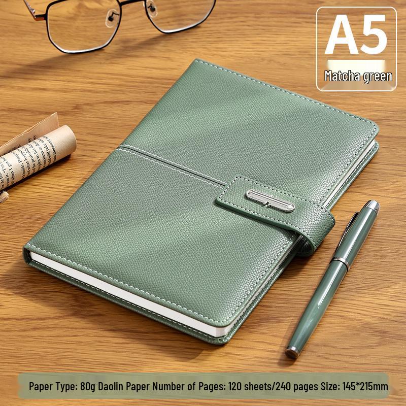 Customizable Business Notebook Gift Set with Logo: Includes Notebook, Pen, and USB Drive - Ideal for Company Meetings and Souvenirs.