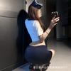 Sexy lingerie sexy Lianyungang flight attendant policewoman uniform temptation nightclub skirt professional suit