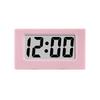 Mini LED Triangle Small Clock Portable Students Watch Time Simple Small Ornaments Mute Clock Home Office Bedroom Decoration.