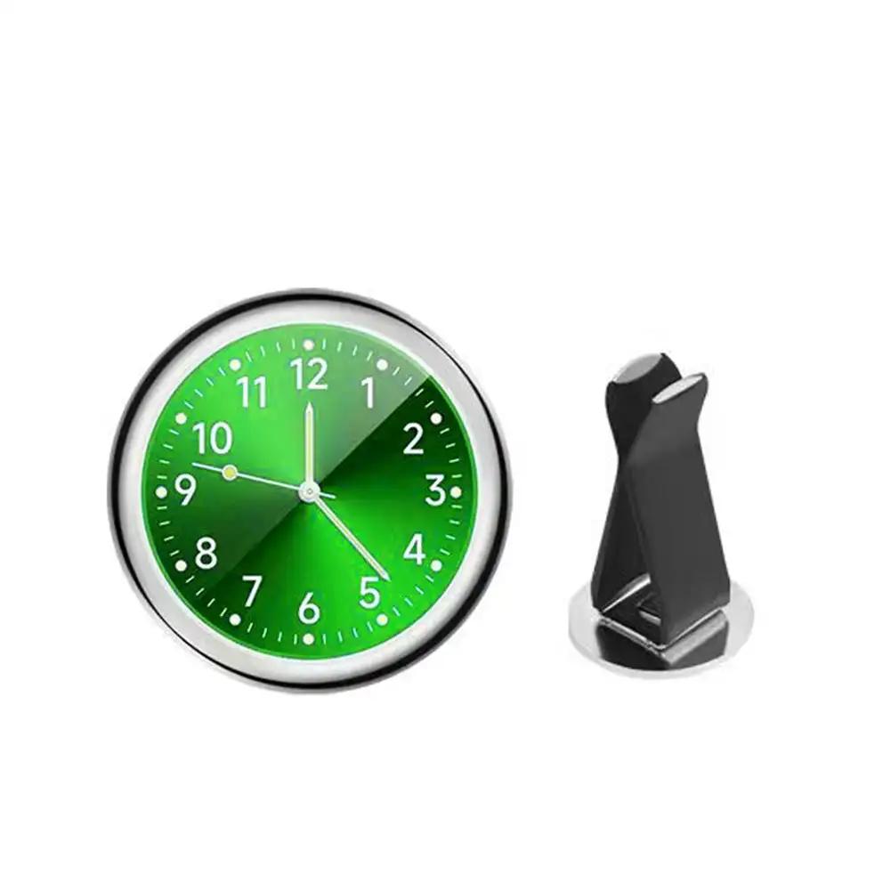 Luminous Car Air Outlet Quartz Clock Auto Watch Thermometer Hygrometer for Automobiles Decoration Clocks Ornament Accessories