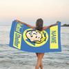 1pc NUKA-BOMBS Fallout Beach Towel with Custom Name, Beach/Swimming/Bath/Picnic/Camping Towel, Suitable for Seaside Beaches