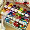 15/30Pcs 2D Flat Colored Snowman Wooden Ornaments Christmas Tree Pendants Home & Car Decor Party Favors Gifts