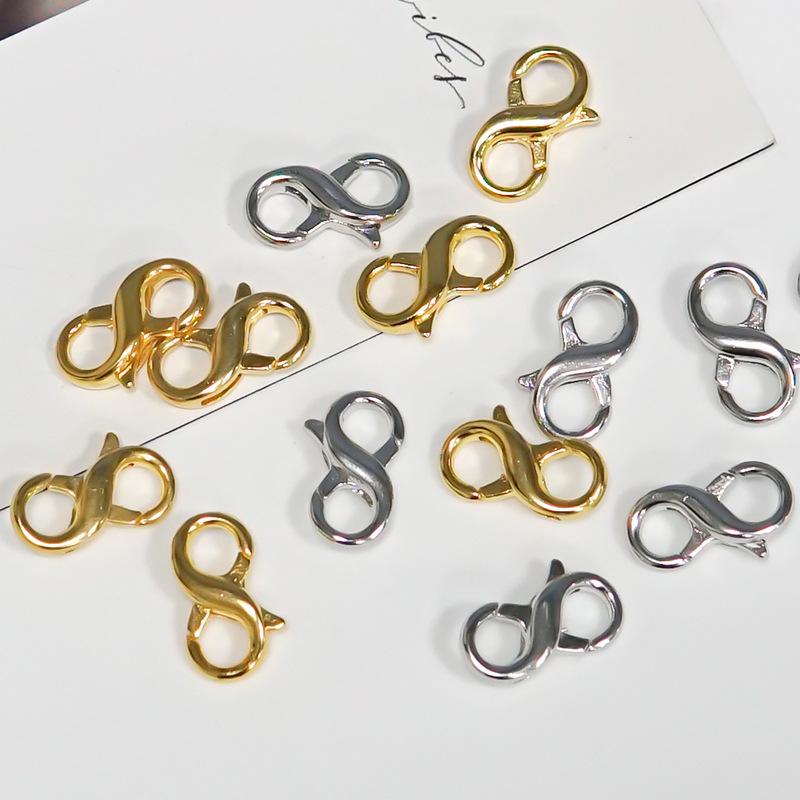 3pc DIY Lobster Clasp Jewelry Findings Accessories for Crafting and Repairing Bracelets Necklaces and Other Handmade Jewelry Components