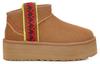 UGG Classic Ultra Mini Braid Boot Chestnut Women's 1138491-CHE