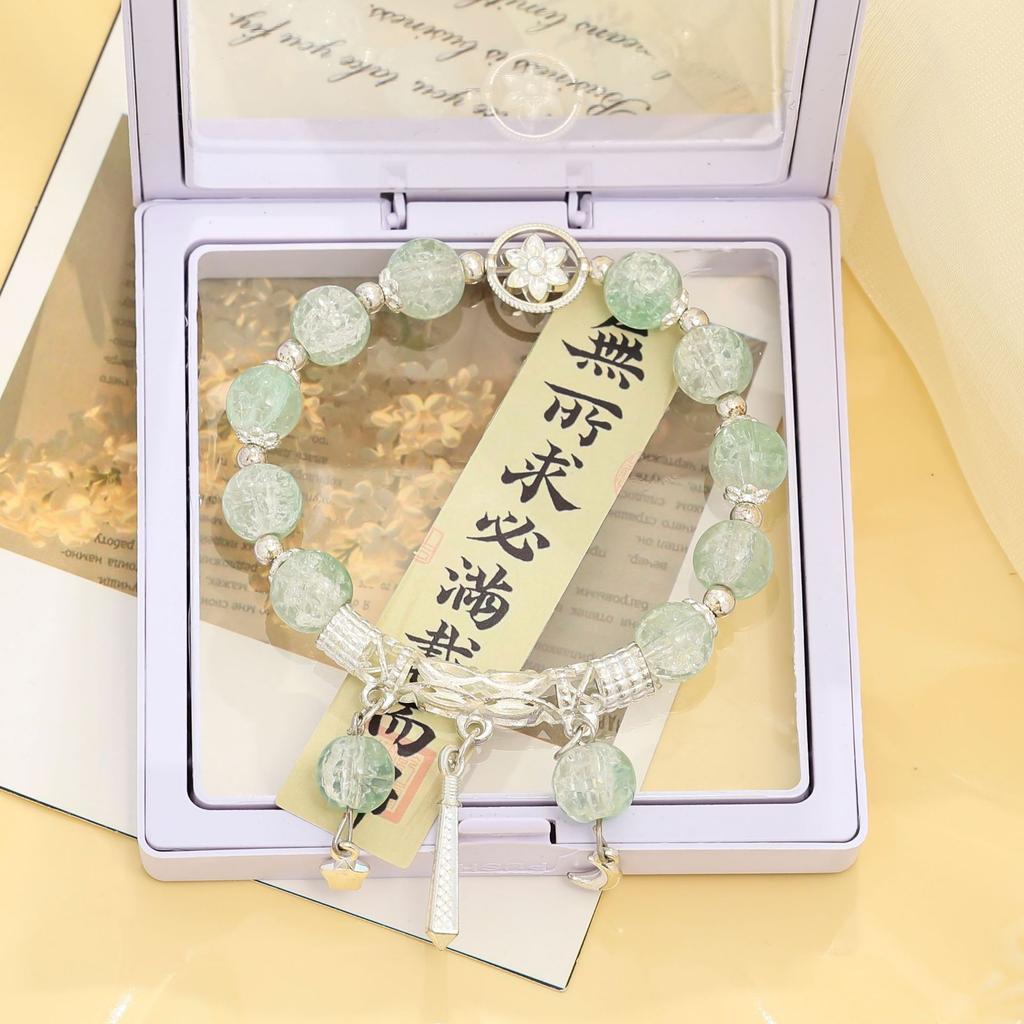 New Mori Super Immortal Starry Sky Half Bracelet Female ins Wind Sweet and Versatile Student Bracelet Direct Sales Jewelry