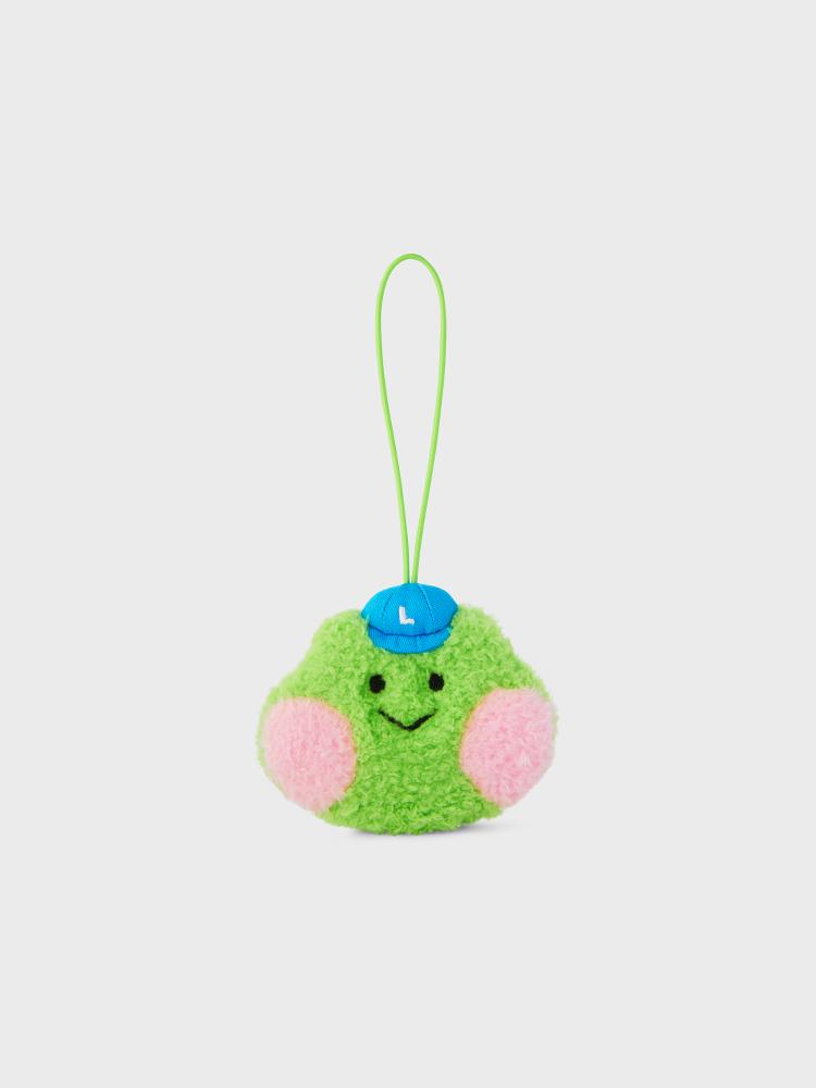 LINE FRIENDS Minini Lenini Adventure Nametag Plush Keyring