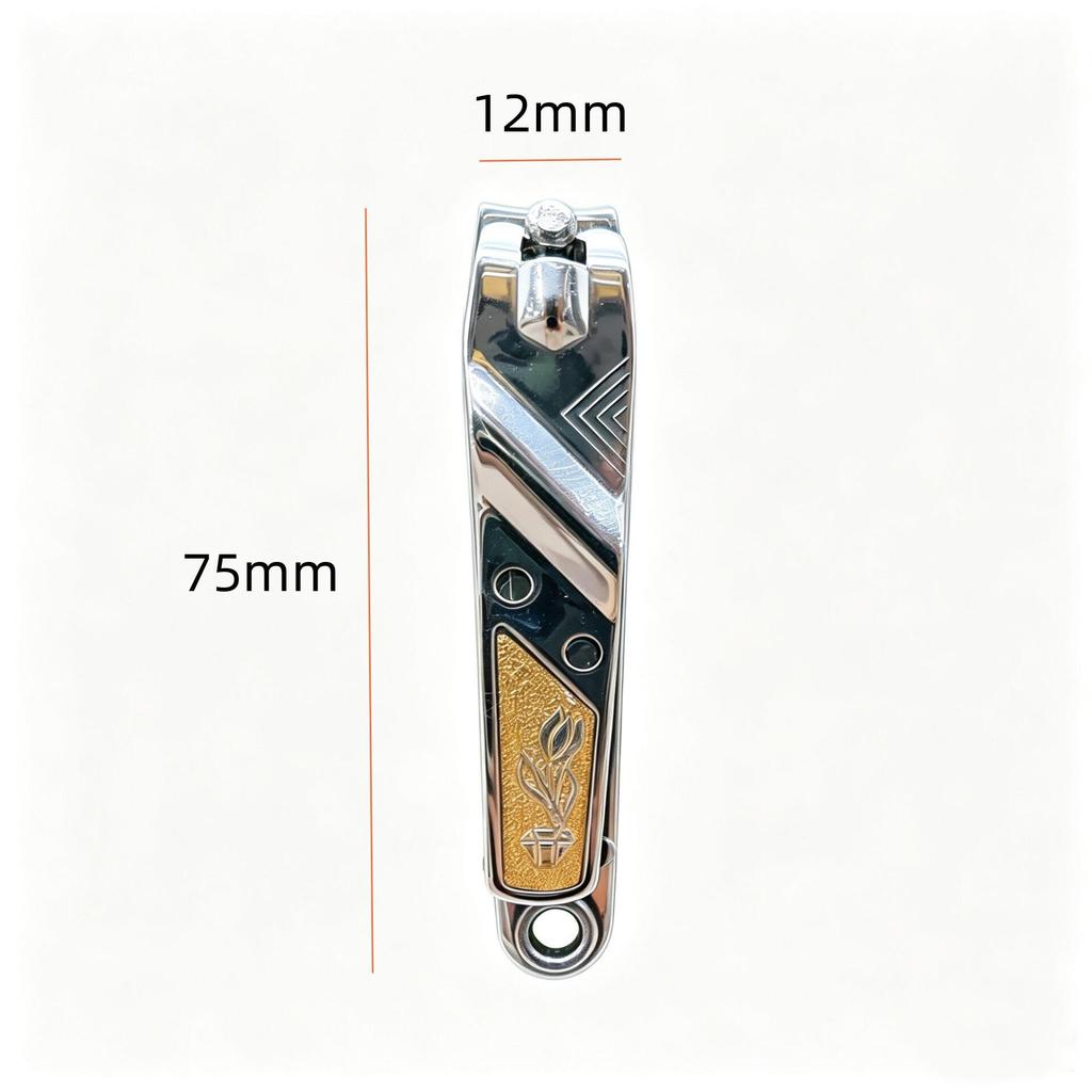 Large Straight Cut Angled Nail Clippers and Scissors for Home Manicure/Pedicure