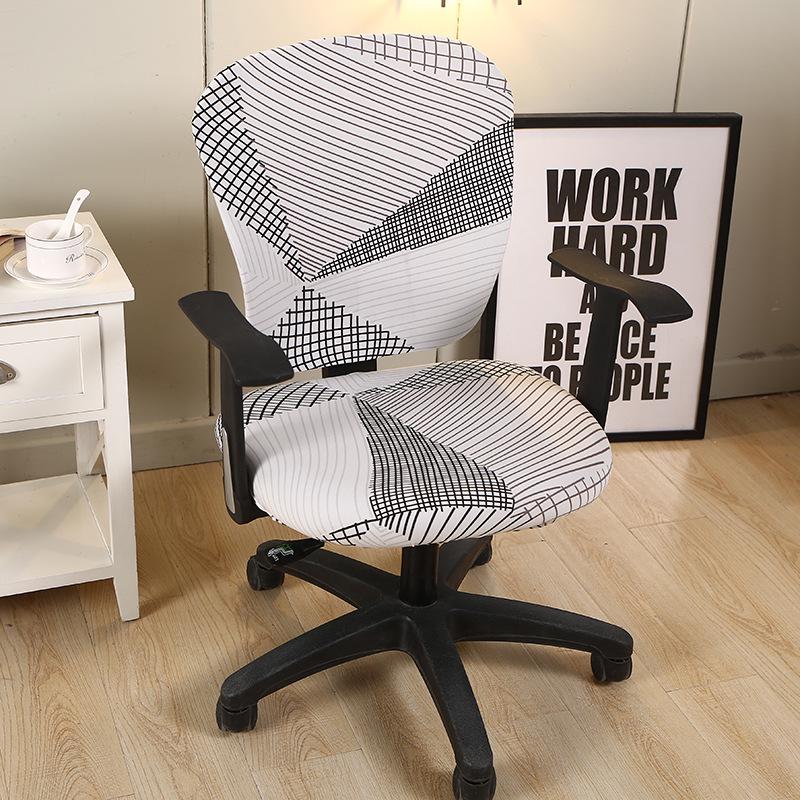Elastic Split Chair Cover, Lifting Computer Chair Cover Rotating Boss, Office Table And Chair Cover