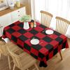 Checkered Tablecloth Rectangular Dining Table Tablecloth for Coffee Table Mat Kitchen Picnic Travel Party Decoration Tablecloth