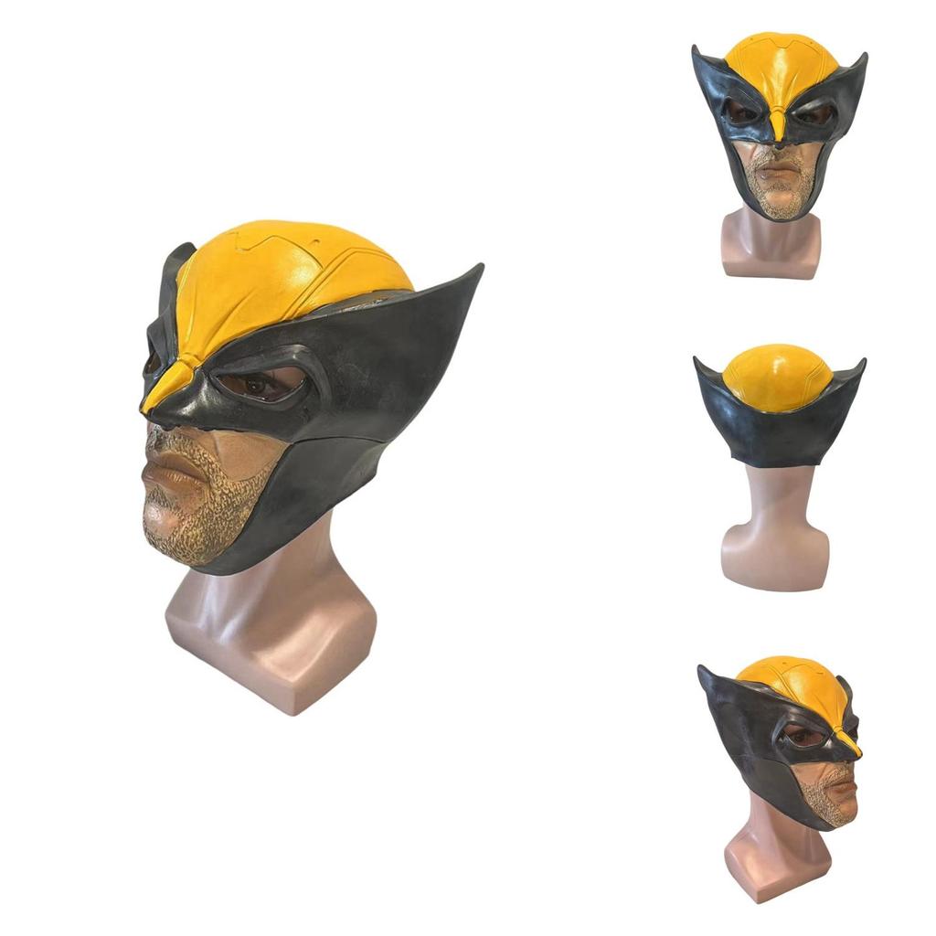 Marvel Maska Wolverina Halloween Cosplay Rekvizita Pryskyřice Polomechanické Umění Pro Fanoušky