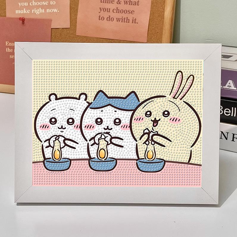 Kit de Peinture Diamant 5D Sanrio Encadré – Jouet Éducatif pour Enfants