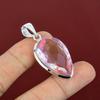 Faceted Pink Kunzite Pendant Natural Gemstone Jewelry Handmade Pendant 925 Sterling Silver Pendant Gifts for Mother Brand New Silver Jewelry