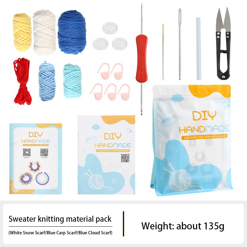 Snow White pet collar set; hand-knitted woolen neck warmer for cats; photo prop and gift saliva towel; decoration