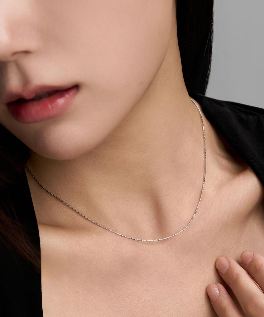 Lloyd Silver 925 Slide Choker Necklace Llns63343S