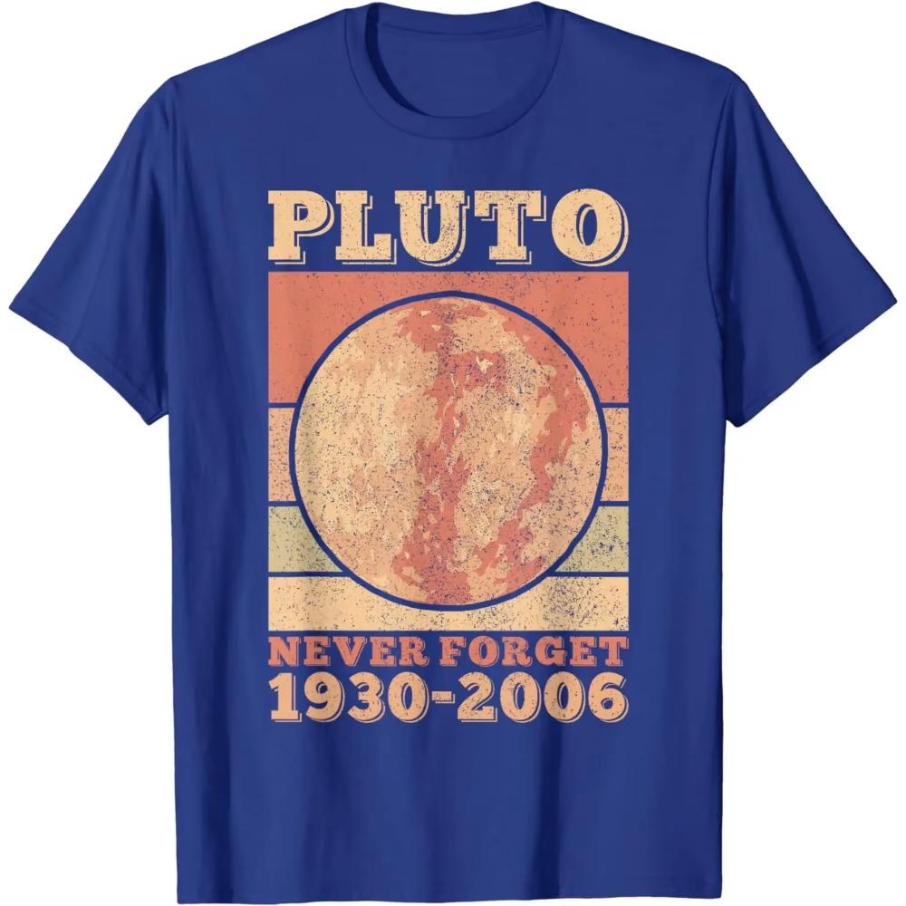 Pluto Never Forget Space Science Astronomy Men Women Funny T-Shirt