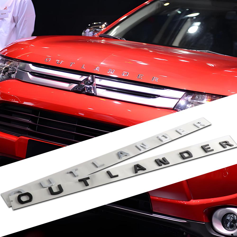 Car Styling Front Hood Emblem Badge Sticker For Mitsubishi EX Colt Outlander Pajero Lancer Eclipse Cross Ralliart Triton Delica