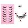Seven Pairs of 5D Thick False Eyelashes, Natural Messy Eyelashes, Light and Unburdened, Self-grafted False Eyelashes