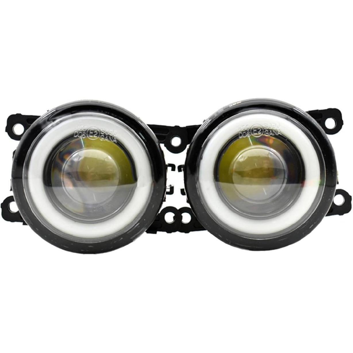 

ANATUM Fog Light for N-issan Navara D40 2004-2015 1 Pair LED Fog Light Angel Eye Daytime Running Lamp DRL 12v белый