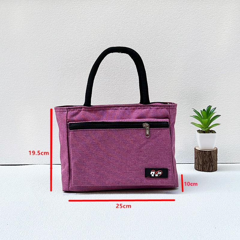 Waterproof Oxford Tote: Stylish Handbag for Middle-Aged Women - Perfect for Work and Outings