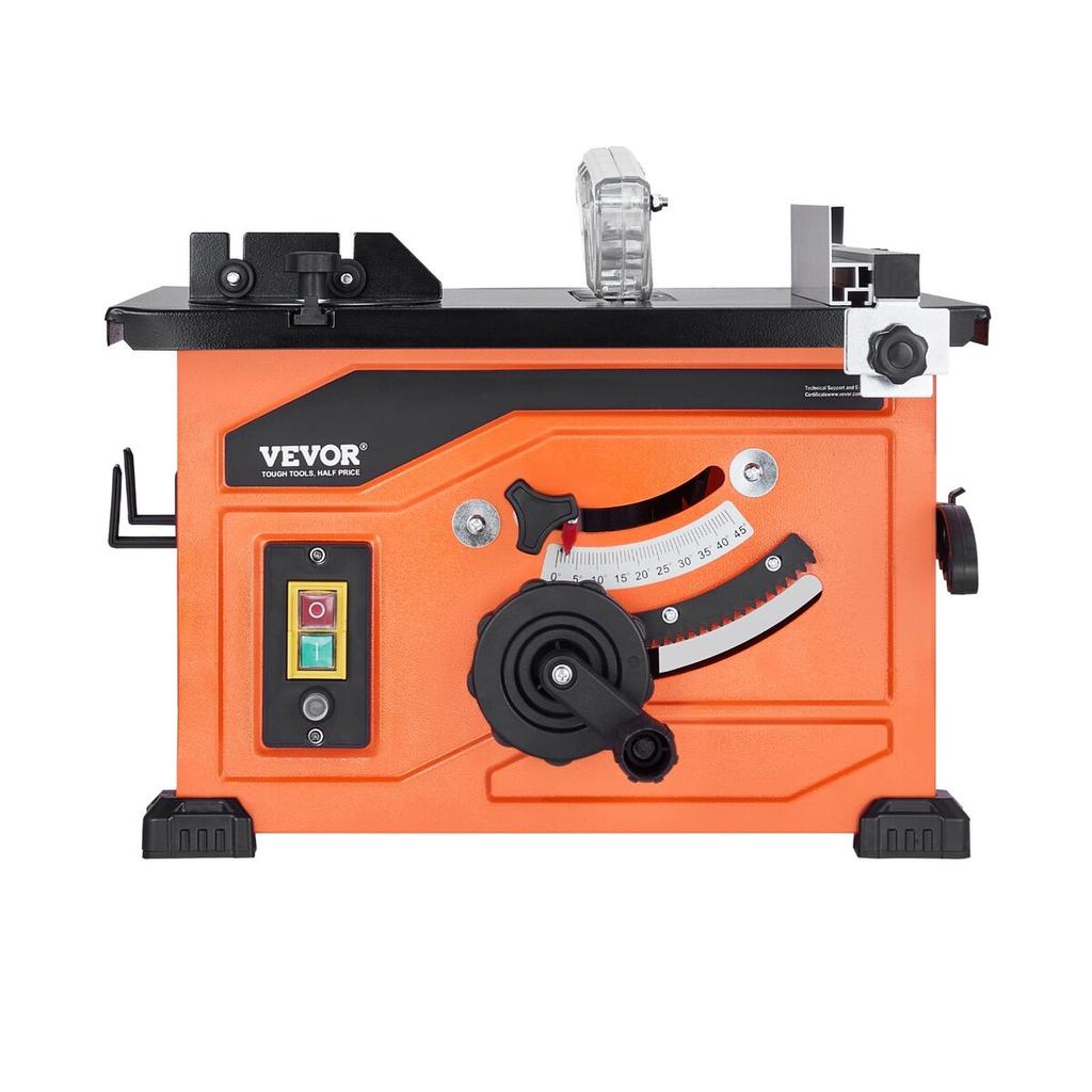 Table Saw, 1200 W Portable Compact Tablesaw, 210 MM Saw Blade O.D Construction Circular Saw, 225 MM Max. Cutting Capacity, 4800 RPM Cutting Speed,