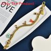 Summer Fruit Pendant Bag Charm With Metal Chain For Fashionable Women