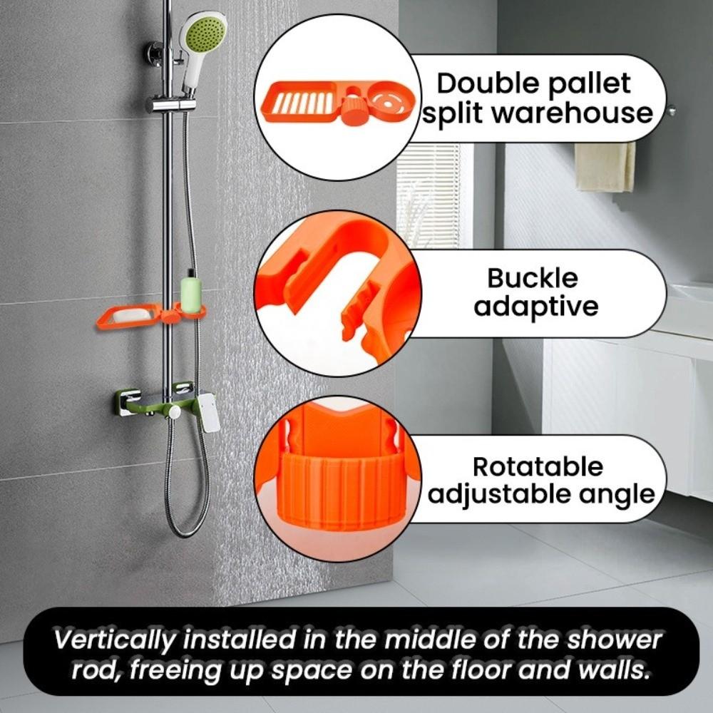 Strong Load-bearing Soap Dish Storage Holder Wall Mounted Bathroom Shelf Shower Shelves Home