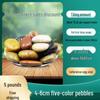 Courtyard Five-Color Pebble Paving: Natural Small Stones for Garden Landscaping