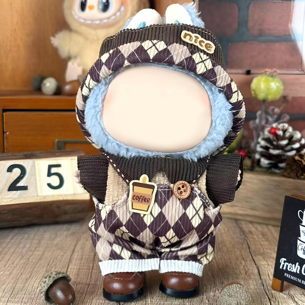 aninako Plush Doll Clothes, 17cm Doll Clothes, Cute Doll Clothes, DIY Accessories, Costumes, Doll Suits, Accessories for 1st, 2nd, and 3rd Generation