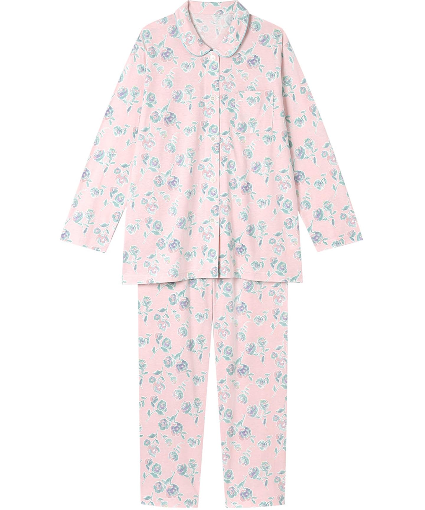 

Пижама женская EP8072 Wing/Wacoal, с длинными рукавами, брюки, 100% джерси,