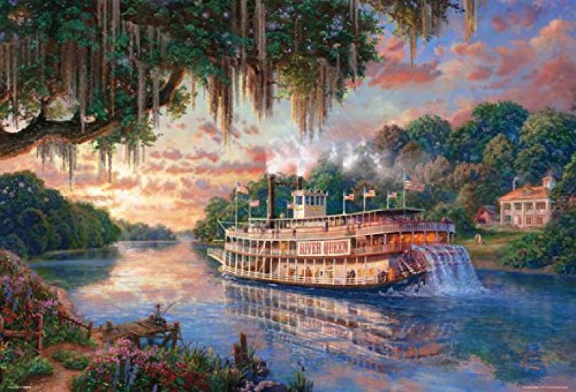 

1000-piece jigsaw puzzle Thomas Kinkade River Queen (49x72cm)