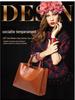 2024 New European & American Fashion Women's Oil Leather Handbag - Simple Versatile Shoulder & Crossbody Bag