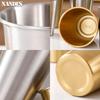 Edelstahl Metallbecher Bierbecher Haushalt Büro Bar Weinglas Kaffeebecher Reise Campingbecher Teetassen Set Outdoor