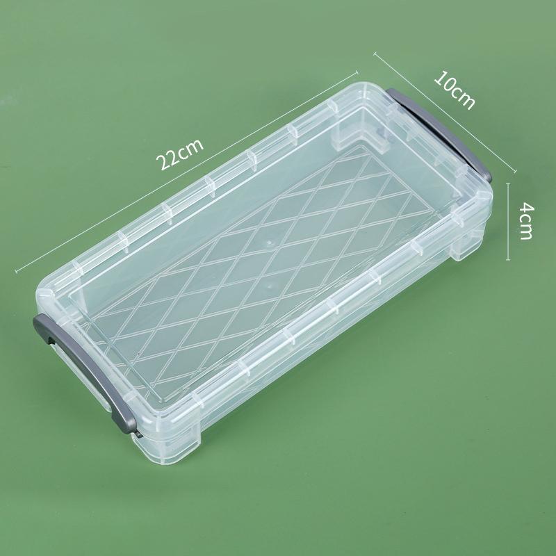 Kawaii Průhledný Penál Multifunkční Dětský Penál Kancelářský Školní Velkokapacitní Úložný Organizér