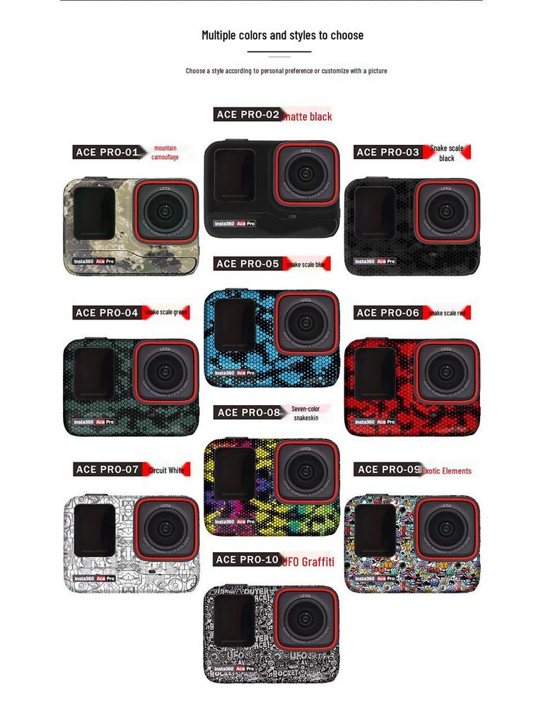 StartFly Insta360 Ace Pro Camera Body Sticker Protective Film