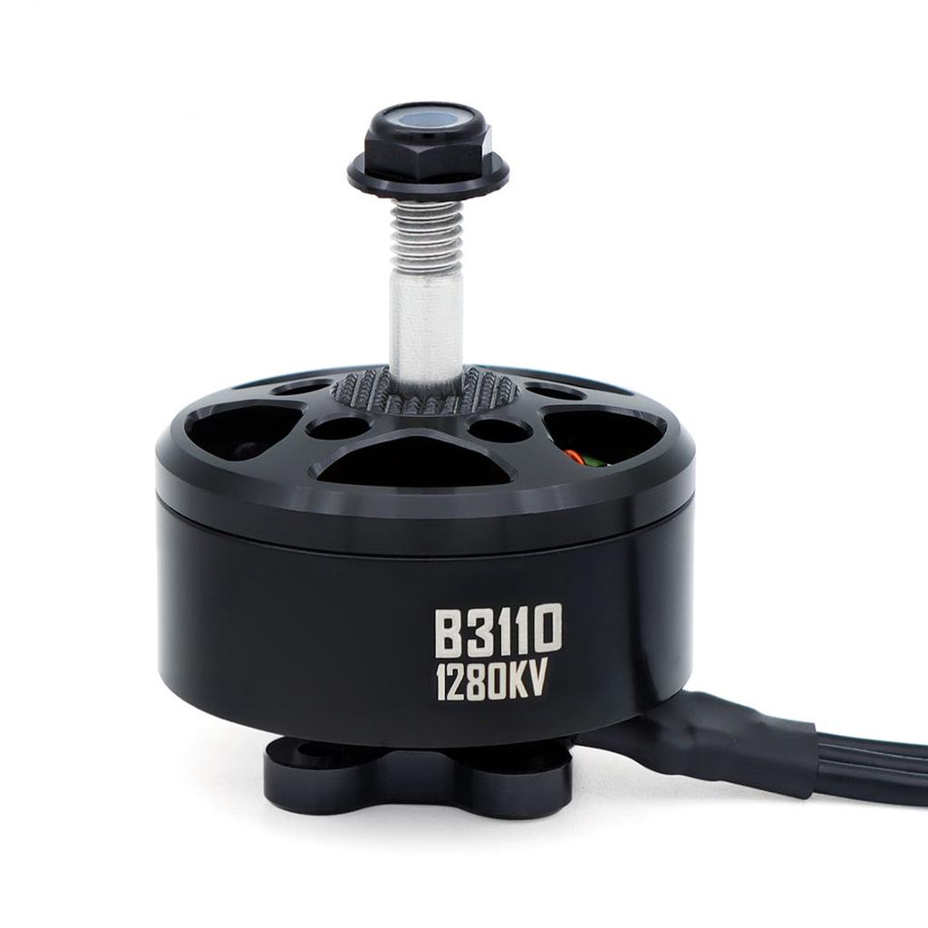 14 Pole Brushless Motor with M5 Shaft, 18AWG Silicone Wire 250mm for Remote Control FPV Quadcopter 1280KV