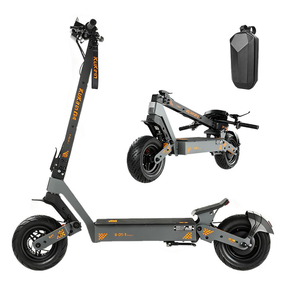KuKirin Patinete elétrico dobrável G4 de 11 polegadas, motor de alta potência de 2000W, bateria de alta capacidade de 60V 20Ah, suspensão dupla dianteira e traseira.