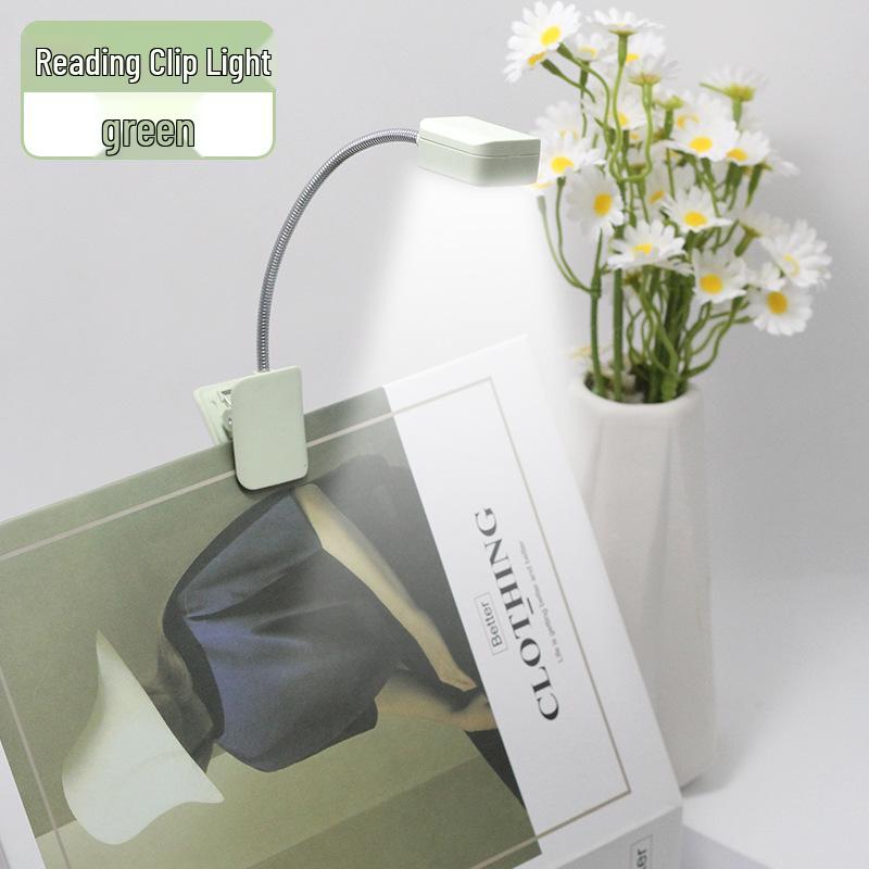 Rechargeable Eye-Friendly Clip-On Reading Light for Students