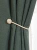 Khaki color magnetic clasp preparation tiebacks for living room bedroom and other curtains binding fixed tiebacks