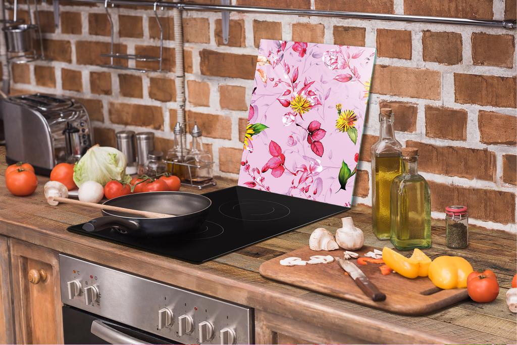GLASS CUTTING BOARD 45x52 Flower