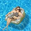 Scaun gonflabil Yousheng pentru piscină, pentru adulți, Plutitor tip canapea pentru apă cu suport pentru pahar, Scaun plutitor pliabil gonflabil, Piscină de vară, Plajă