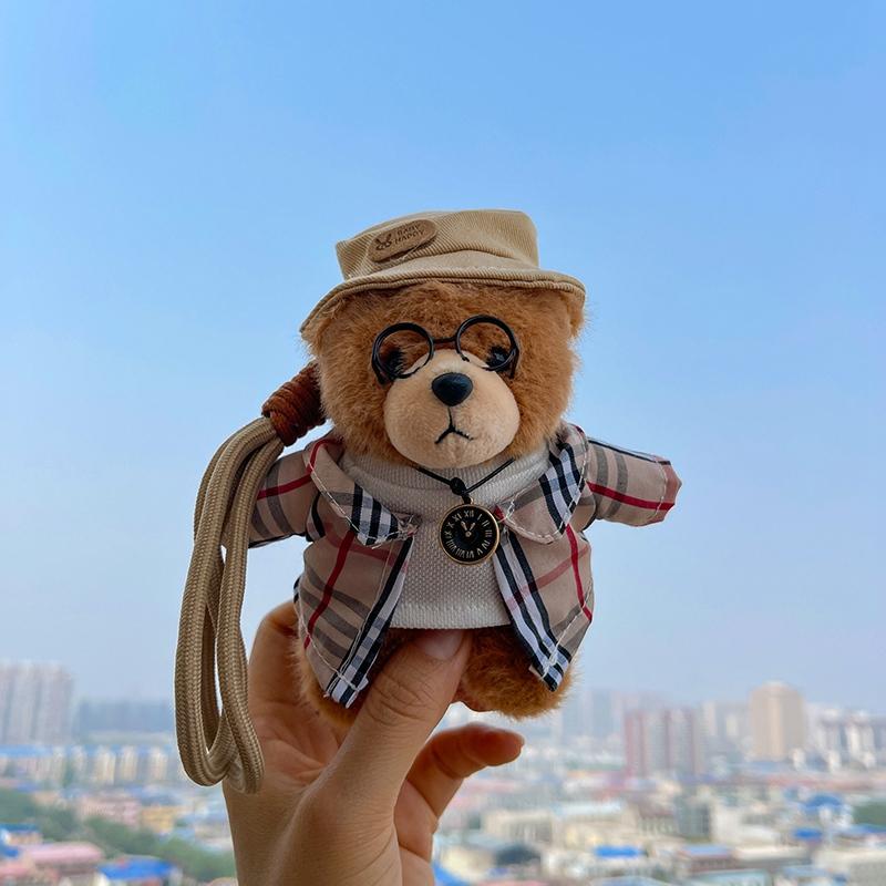 Kawaii Bär Plüschtier Schlüsselanhänger Mehrere Stile Stofftier Für Jungen Mädchen Kinder Weiche Puppe Heimdeko Rucksack Tasche Anhänger Niedliche Geschenke