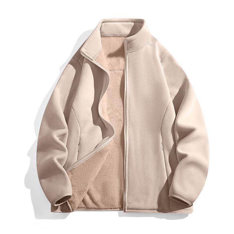 Autumn and Winter Lovers Catch Cashmere Sweater Women Plus Velvet Padded Warm Polar Fleece.