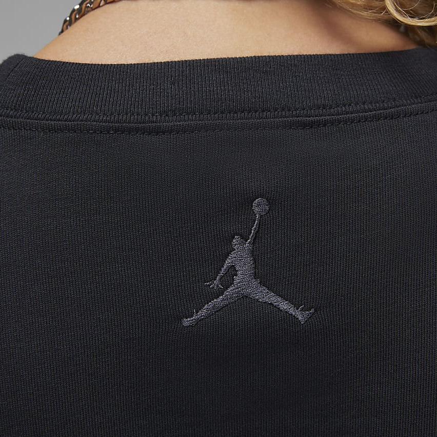 Air Jordan X A Ma Maniére Long-Sleeve Black Unisex Tops DX5649-010